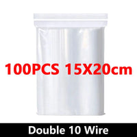 Small Zip Lock Plastic Bags Reclosable Transparent Bag Vacuum Storage Bag Ziplock Food Storage Bags Plastic Zip bag Sealing bag