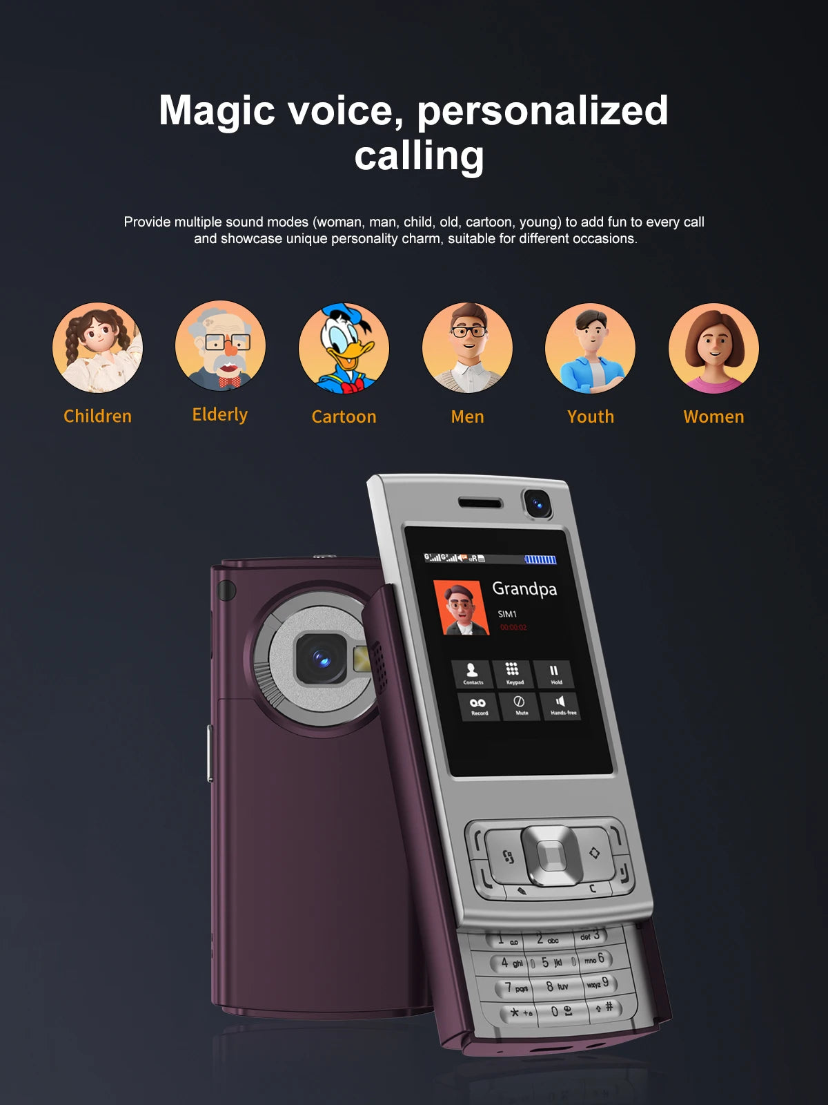 SERVO N95 PRO 2G GSM Slide Screen Mini Mobile Phone Magic Voice Call Recording MP3/MP4 Player Blacklist Small Cellphone FM Radio