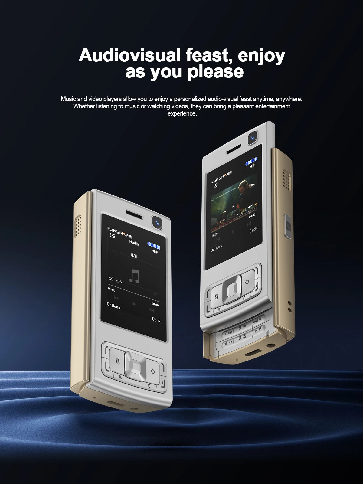 SERVO N95 PRO 2G GSM Slide Screen Mini Mobile Phone Magic Voice Call Recording MP3/MP4 Player Blacklist Small Cellphone FM Radio