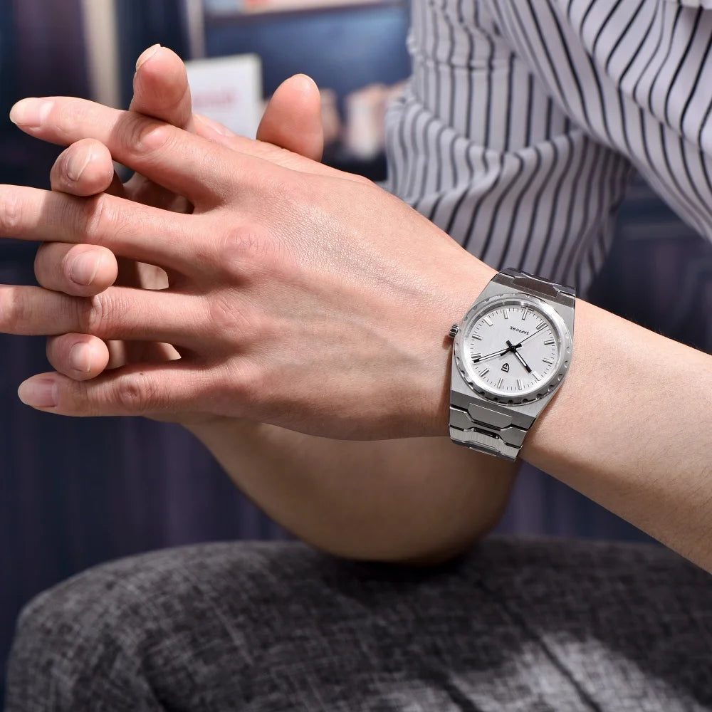 PAGANI DESIGN 2025 New Thin 7mm Fashion Men Quartz Watch V2 Stainless Steel Sapphire 10Bar Waterproof  C3 reloj hombre