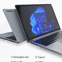 Ninkear A15 Pro Laptop AMD Ryzen 5 5500U 16 inch 120Hz 2560*1600 Display Screen 16GB 512GB Fingerprint Unlock Notebook Computer