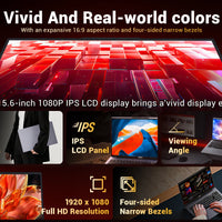 Firebat Laptop AT15 15.6 Inch Intel N150 DDR4 16GB RAM 512GB 1TB SSD 1920*1080 Windows 11 Notebook Backlit Integrated Numpad