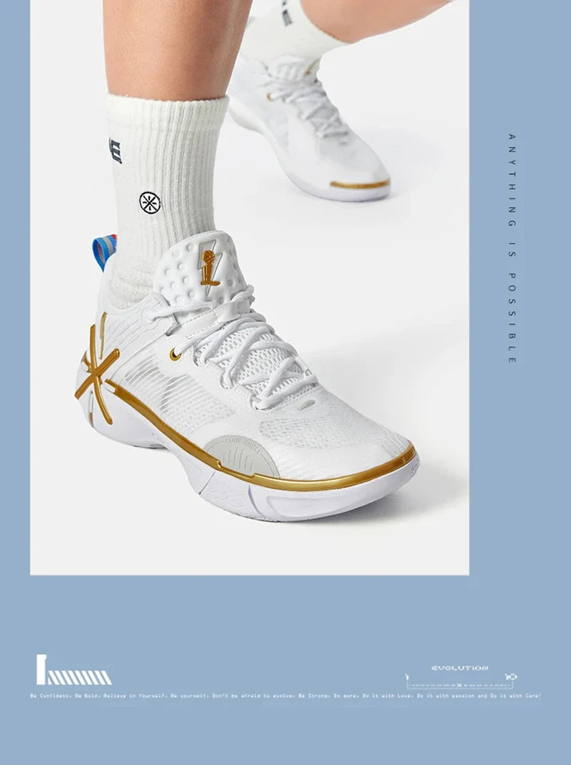 Li-Ning Men's WADE SHADOW 6V2 On Court Basketball Shoes BOOM Cushion Wearable Sport Shoes LiNing Stable Support Sneakers ABPV021