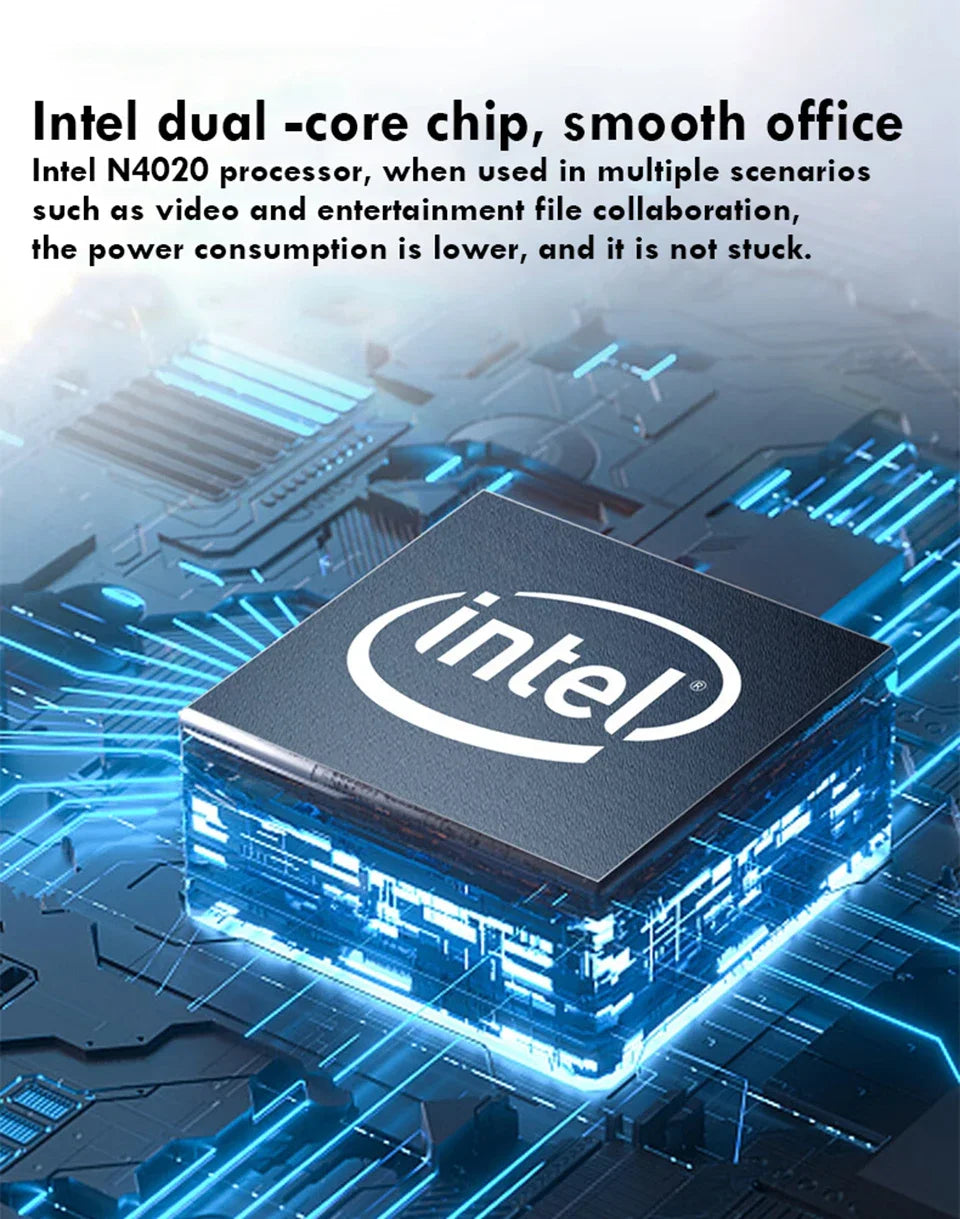2 in 1 mini Laptop Computer Portable Touch Screen 11.6" Intel N4020 8GB 512GB Windows 11 Pro Office Learning Tablet PC Notebook