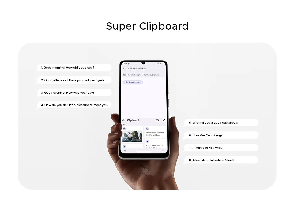 【Brand+】Global Version DOOGEE Note 58 8GB RAM 128GB ROM 6.75" HD+ 90Hz IPS Screen 6250mAh Large battery NFC Android 15