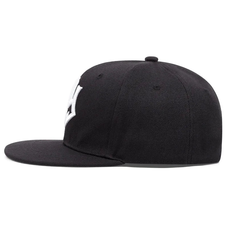 Adjustable Snapback Hat for Men Women Unisex Hip Hop Baseball Cap Flat Bill Brim Dad Hats