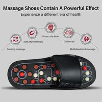 New Feet Massage Slippers Foot Reflexology Acupuncture Therapy Massager Walk Stone Shoes Acupuncture Cobblestone Massager