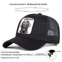 Unisex LABRADOR Dog Embroidery Baseball Net Caps Spring and Summer Outdoor Adjustable Casual Hats Sunscreen Hat Sports Cap