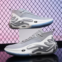 High-quality Men Basketball Shoes for Women Leather Basketball Sneakers Men Outdoor Rubber Anti Slip Sports Training Shoes Male
