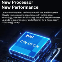 15.6 inch Laptop Computer Intel Celeron N4000 Notebook PC Fingerprint Unlock Windows 11 Pro 16GB RAM 1TB SSD 1920*1080P Laptops