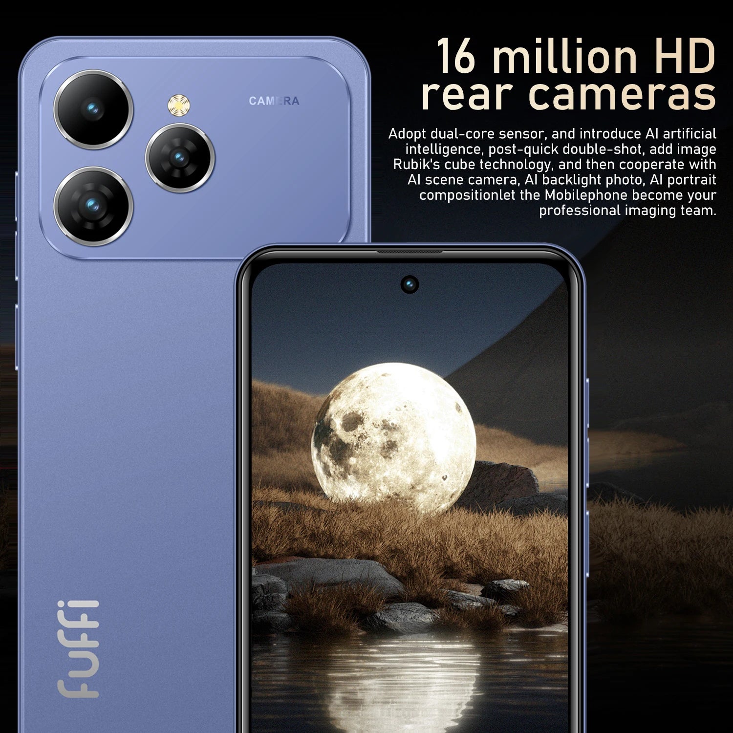 Smartphone Android,6.56 inch,8+256GB ROM,4G Network,Mobile phones,Dual SIM,13+16MP Camera,Cellphones