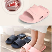 2024 New Foldable EVA House Slippers Portable Hotel Travel Slipper Bathroom Non-Slip Slides Home Indoor Flat Shoes for Men Womem