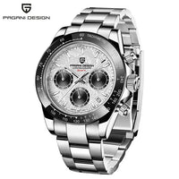 40mm New V2 PAGANI DESIGN Men's Quartz Watches Sapphire Retro Chronograph Stainless Steel Waterproof Watch Men Relogio Masculino