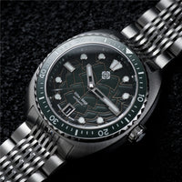 2025 New IXDAO IPOSE Automatic Mechanical Men Watch JD-X07S Dragon Scale Pattern Watch Stainless Steel BWG-9 Diving reloj hombre