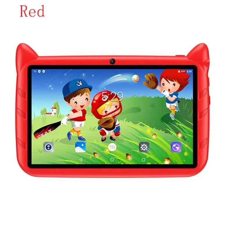 BDF 7 Inch Kid Tablet Android 13, 4GB RAM 64GB ROM,1TB Expand,5G WiFi,4000MAH Battery,Dual Camera, Children's Gift Kids Software