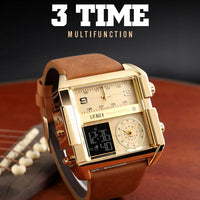 SKMEI Sports Watch Men Top Luxury Brand Waterproof Wristwatch Men Quartz Analog Digital Watches Relogio Masculino