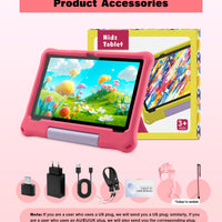 ANRY 10.1 inch Kids Android 15 Tablet 8GB (4+4GB) RAM 64GB ROM 5000Mah Octa-core 5G Wifi Children's Learning Educational Tablets