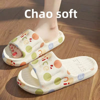 Anti-Odor Men's Slippers Summer Bathroom Couples Indoor Outdoor Wearable Non-Slip Durable Cold Slippers Women's Slippers