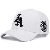 2025 New LA Letter Side Earth Embroidery Women's Fashion Baseball Hat Casual Hat Men's Outdoor Sports Sunshade Hat Hip Hop Hat