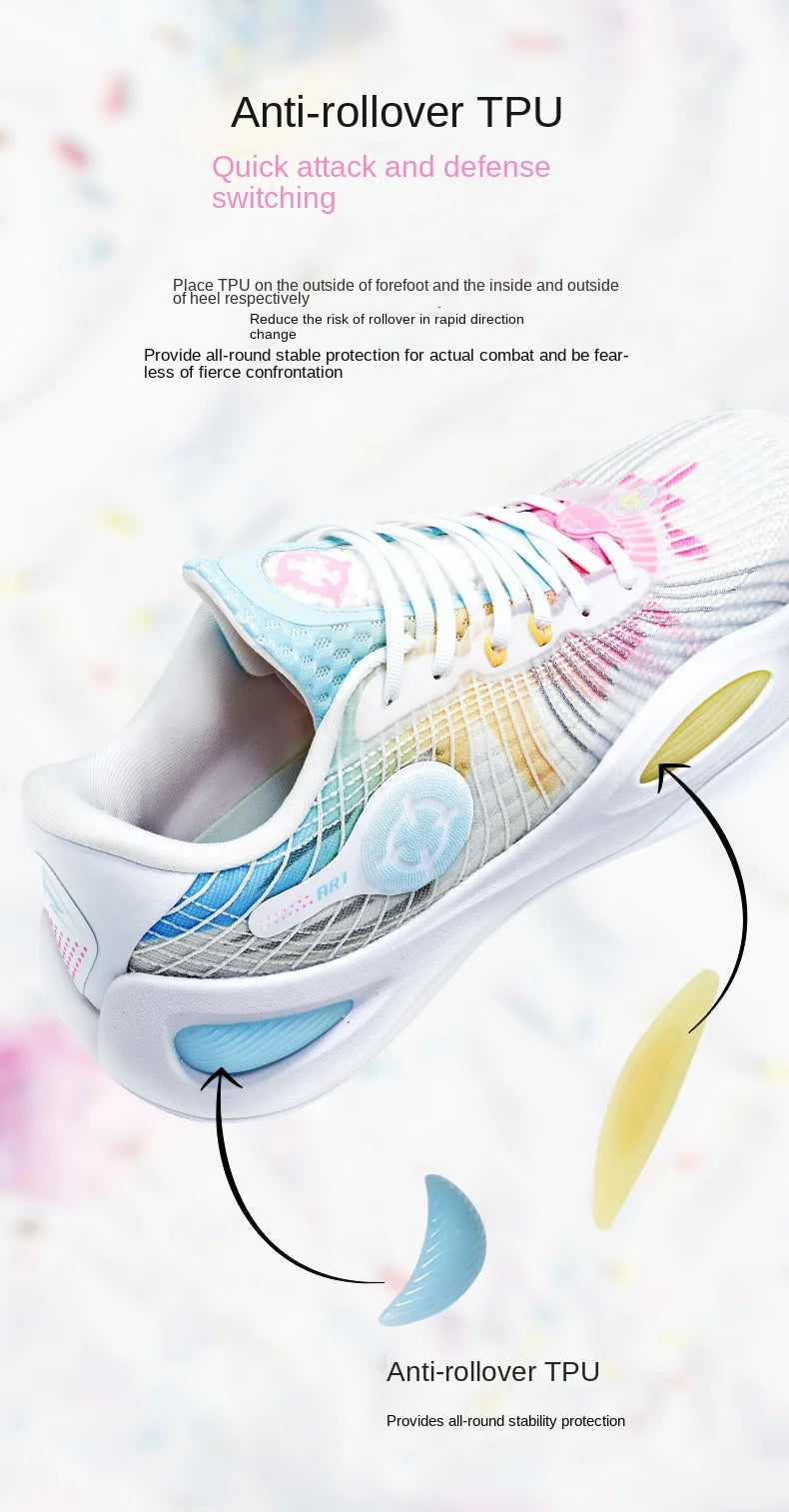 RIGORER AR1 Austin Rivers Basketball Shoes Men Low top Wear-resistant Non-slip Professional Actual Combat Cushion Sport Sneakers