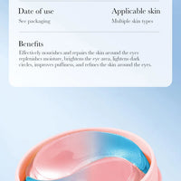 60pcs SADOER Sakura Collagen Eye Mask Anti Dark Circles Eyes Bags Removal Moisturizing Firming Eye Patches Skin Care for Eyes