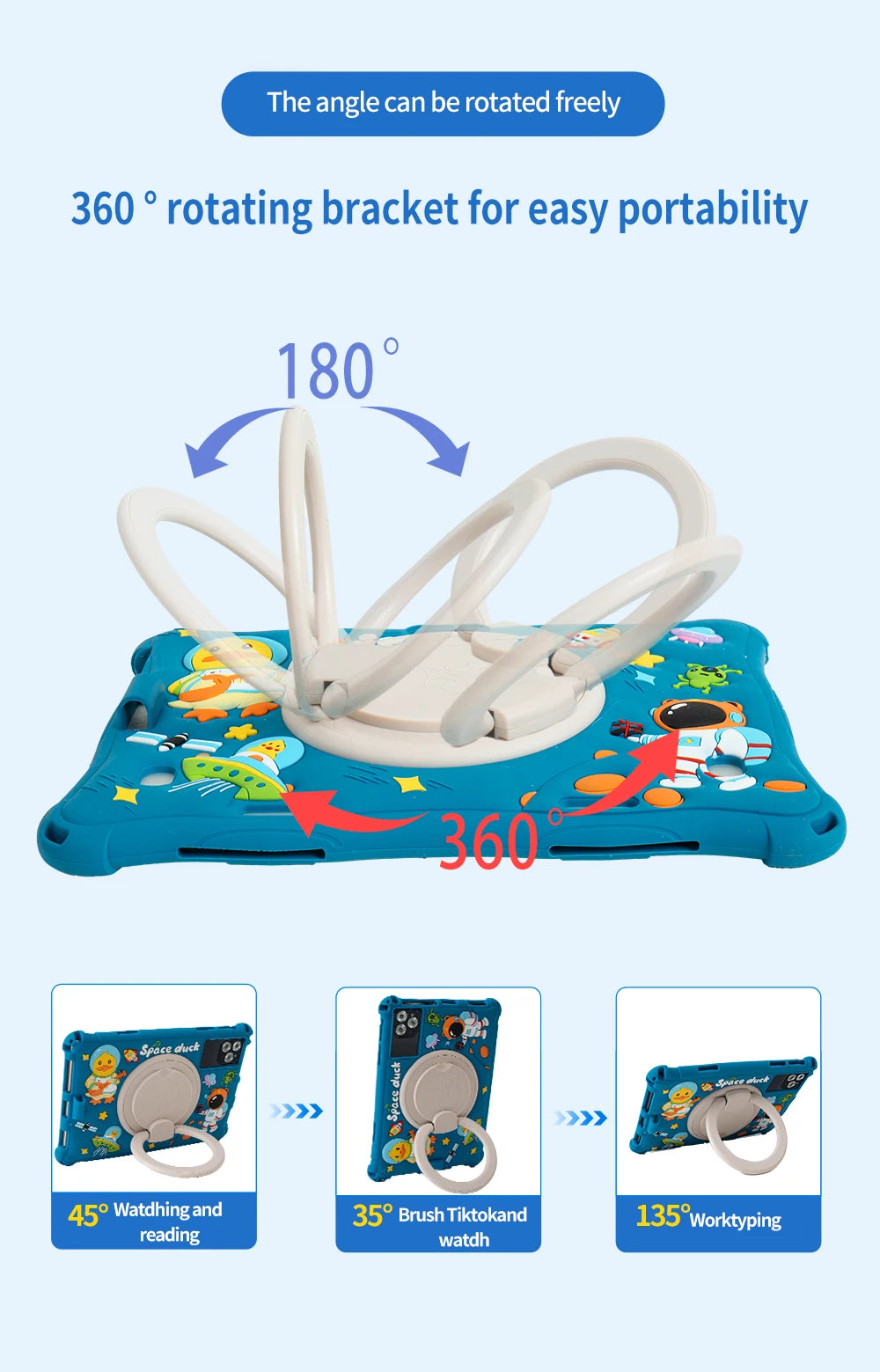 10 inch Children's Tablet Computer Octa Core Dual Cameras Dual SIM 4G Phone Call Tablets Bluetooth Wifi 8GB+ 64GB ROM