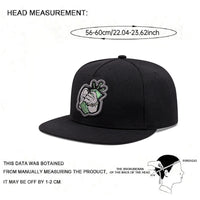 2025 Fashion Creative Flat Edge Mesh Hat Handheld USD Embroidered Street Pop HipHop Hat Daily Life Leisure Sunshade Baseball Hat