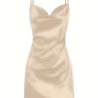 2024 Lady va va voom Satin hip suspender dress women's dress