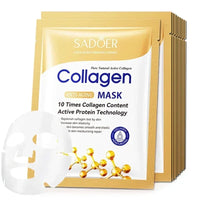 10pcs SADOER Collagen Anti Wrinkle Face Mask Moisturizing Anti aging Repair Brightening Facial Masks Skin Care