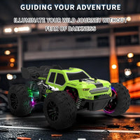 2.4G Remote Control Car with Light RC Vehicle RC Racing Car 20KM/H High Speed Off-Road Climbing Remote Control Toy Gift for Kids