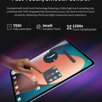 Teclast T60 Plus Tablet 12" 90Hz 2K Display Android 14 MTK G88 Octa-Core Max 16GB RAM 128GB ROM Widevine L1 4G LTE GPS 8000mAh