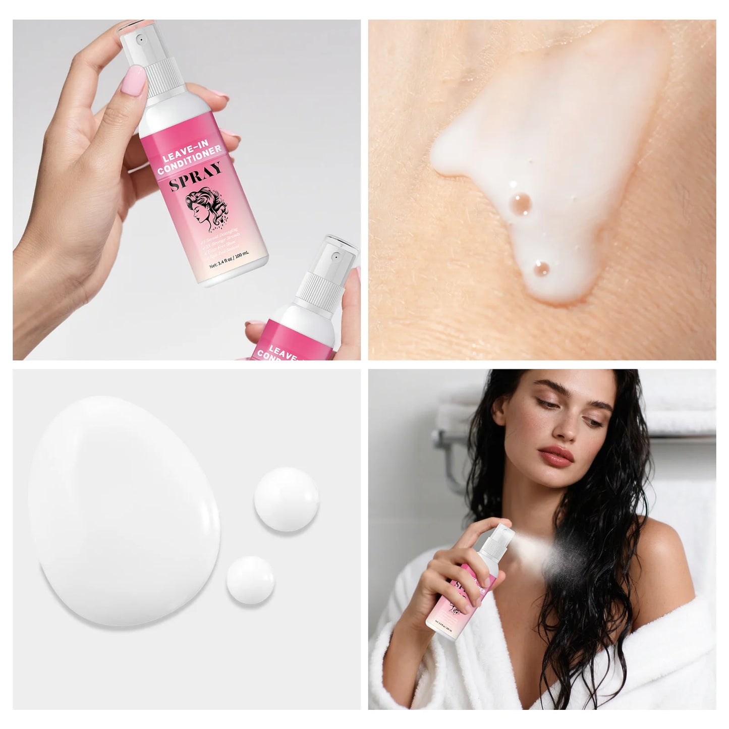 Hair Care Deep Repair Conditioning  for Hair Heat Protector Serum Protect Hair From UV Damaged Moisturizing Hair-Care