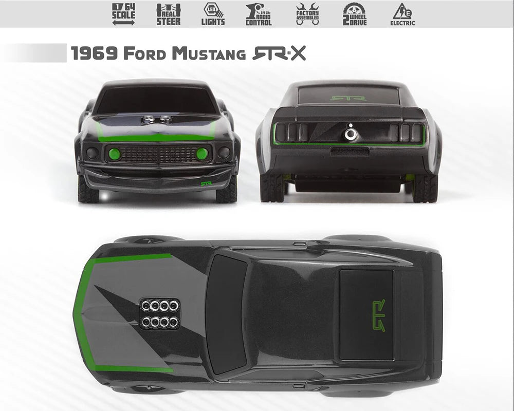 HPI 160980 NANO-TTR 1/64 MINI RC Remote Control On-road Car Desktop Adult Children's Toys