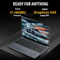 ACEKAMAS 15.6" Portable Laptop Computer Intel Core i7 6500U i3 6100U Windows 11 Pro 16GB DDR4 1TB SSD Notebook PC Gaming Laptops