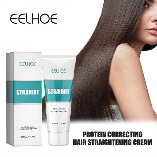 Keratin Hair Straightening Cream Hair Repair Conditioner Reduce Frizzy and Dry Hair Care Set Hair Salon Protein Correction Cream
