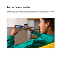 Xiaomi Redmi Note 12 5G Smartphone Global Version 4GB 128GB 6.67 ”Amoed FHD + Snapdragon® 4 48MP Main Camera 33W fast Charge