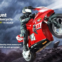 1/6 RC Motorcycle Rc Cars Self-stable Balance Standing on One Wheel Competitive Racing Drift Stunt Electric Motorcycle for Kids