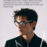 AI Smart Glasses 5 Million Pixels Recording Videos Photo Recognition Answer Translation 290mAh IP66 Waterproof Bluetooth Glasses