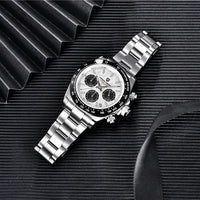 40mm New V2 PAGANI DESIGN Men's Quartz Watches Sapphire Retro Chronograph Stainless Steel Waterproof Watch Men Relogio Masculino