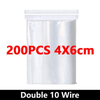 Small Zip Lock Plastic Bags Reclosable Transparent Bag Vacuum Storage Bag Ziplock Food Storage Bags Plastic Zip bag Sealing bag