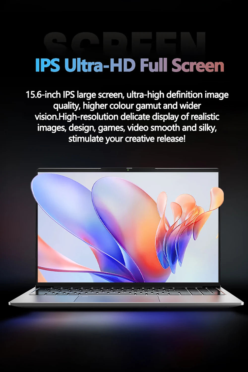 Gaming Laptop 16 Inch Intel Core I9-11900H 32 GB RAM 2TB SSD Fingerprint Unlock 8 Cores 16 Threads Wifi6 HD Camera DDR4 Computer