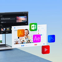 ACEMAGIC 17.3inch Laptop with High Performance Quad Core-12th Alder Lake N97 Laptop Computer Spacious Storage 16GB RAM 512GB ROM