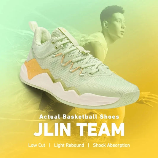 Xtep JLIN-TEAM Basketball Shoes For Men 2024 Summer Support Cushioning Men's Sports Shoes Mid Top Combat Sneakers 876219120005
