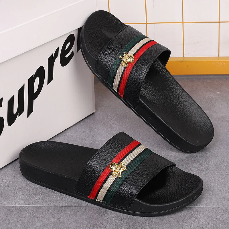 QZHSMY Shoes Men Summer New Men Casual Sports Slippers For Men Wear EVA Soft-Soled Indoor Sandals Male Flip-Flops Fast Shipping