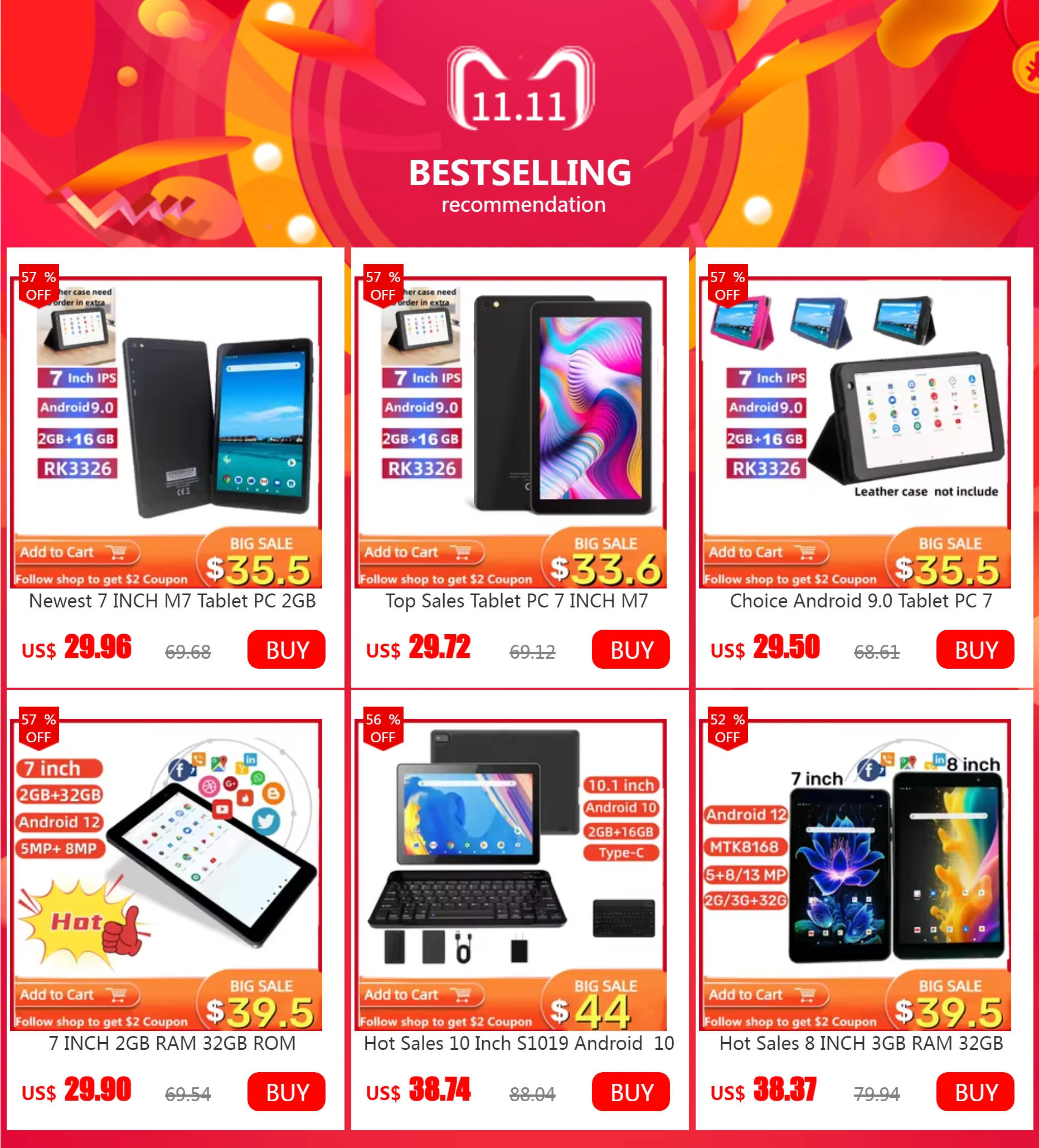 WholeSales 7 INCH G7 RCT6773 Android 5.0 Kid Tablet 1GB RAM 8GB ROM Quad Core WIFI Camera 3000mAh Battery 1024 x 600 Pixels