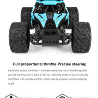 RC8 Racing Model Toy Alloy Remote Control Car 2.4GRC Proportional Throttle 1:16 Highspeed Big Foot Climbing off Road Vehicle
