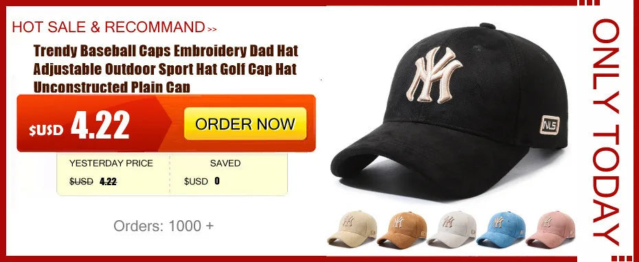 Adjustable Snapback Hat for Men Women Unisex Hip Hop Baseball Cap Flat Bill Brim Dad Hats