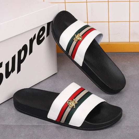 QZHSMY Shoes Men Summer New Men Casual Sports Slippers For Men Wear EVA Soft-Soled Indoor Sandals Male Flip-Flops Fast Shipping