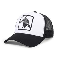 2025 New Design Animal Baseball Cap Good Quality Embroidery Fish Bird Turtle Visor Hats Sun Protection Mesh Hats