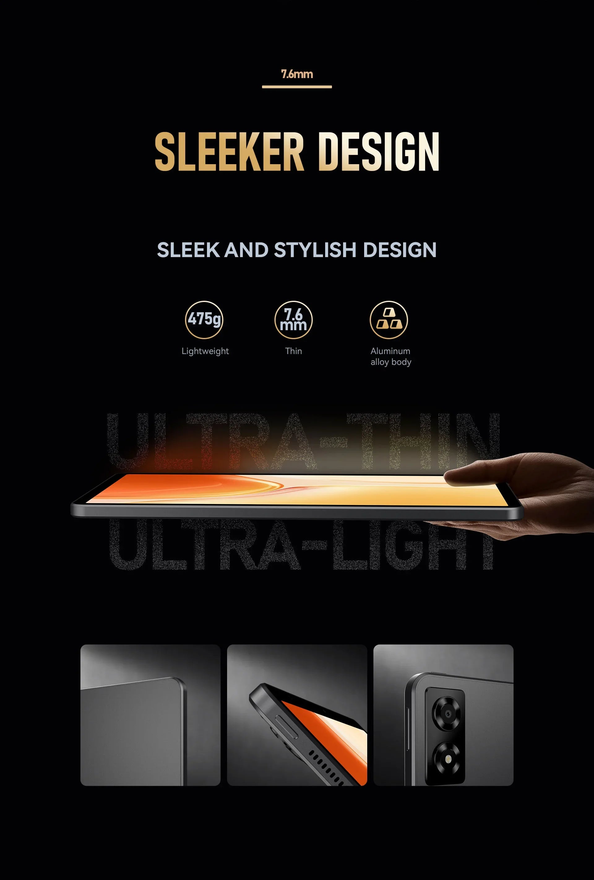 ALLDOCUBE iPlay 70 Pro Tablets 10.95 inch 2.5K 60Hz Display Helio G99 Octa 6GB+10GB RAM 256GB ROM Tablet PC 4G LET WiFi 7000mAh